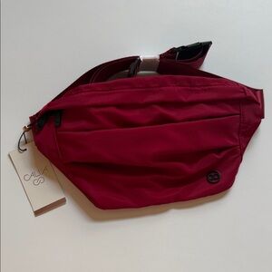 Red woman’s belt Bag
